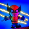 Bleacher Creatures Marvel Wolverine 8" Kuricha Sitting Plush