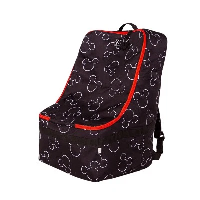Disney Baby J.L. Childress Ultimate Padded Backpack Car Seat Travel Bag Mickey Black 2 Disney Baby J.L. Childress Ultimate Padded Backpack Car Seat Travel Bag Mickey Black - Image 2