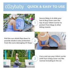 CozyBaby Lightweight Spring Or Summer Cozy Mesh Sun And Bug Infant Car Seat Carrier Cover With Elasticized Edge -Chicco Kids Shop GUEST 955a89dc 9aba 42f3 be19 d8e9270b1055