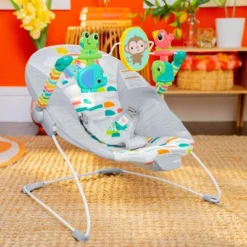 Bright Starts Playful Paradise Vibrating Baby Bouncer With Toys -Chicco Kids Shop GUEST 95903c6c 1780 4612 803b 63e6da9cac3b