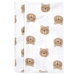 Hudson Baby Infant Boy Cotton Flannel Burp Cloths 7pk, Little Bear, One Size