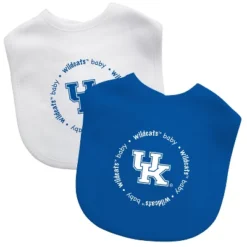 Baby Fanatic Officially Licensed Unisex Baby Bibs 2 Pack - NCAA Kentucky Wildcats