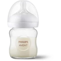 Philips Avent Glass Natural Baby Bottle With Natural Response Nipple - Clear - 4oz -Chicco Kids Shop GUEST 99972894 fc1f 42af 8d18 fb20ed80484e