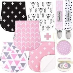 Dodo Babies 5-Pack Baby Burp Cloth With 2 Pacifier Clips And 1 Case -Chicco Kids Shop GUEST 9a1d5259 99fa 4ed8 9575 fbe197156bb3