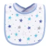 Luvable Friends Baby Boy Cotton Terry Bibs 10pk, Boy Elephant Stars, One Size