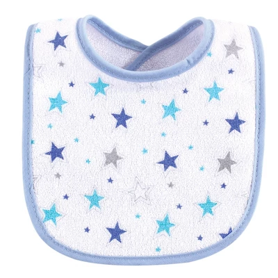 Luvable Friends Baby Boy Cotton Terry Bibs 10pk, Boy Elephant Stars, One Size 1 Luvable Friends Baby Boy Cotton Terry Bibs 10pk, Boy Elephant Stars, One Size