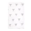 Hudson Baby Infant Unisex Cotton Flannel Burp Cloths, Modern Elephant, One Size