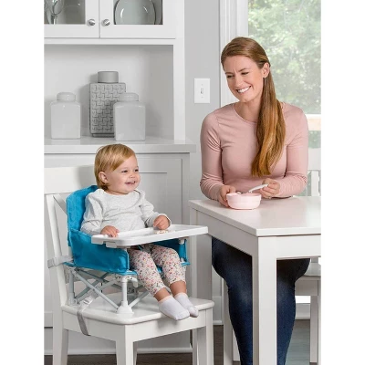 Regalo My Chair Portable Booster Car Seat - Aqua 1 Regalo My Chair Portable Booster Car Seat - Aqua