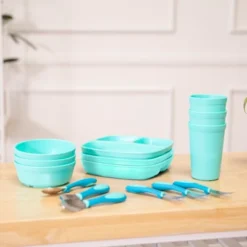 ECR4Kids My First Meal Pal Combo Set, Kids Plastic Tableware And Utensils, 15-Piece -Chicco Kids Shop GUEST 9fa3ad8a bdcf 4e23 bb8e c848002baa91