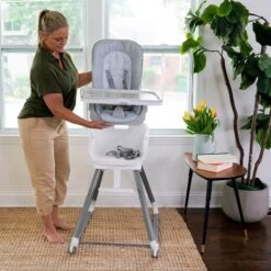 Ingenuity Beanstalk Baby To Big Kid 6-in-1 High Chair - Newborn To 5 Years - Ray -Chicco Kids Shop GUEST a0d49b07 a676 4d71 85b9 93f22404b16e
