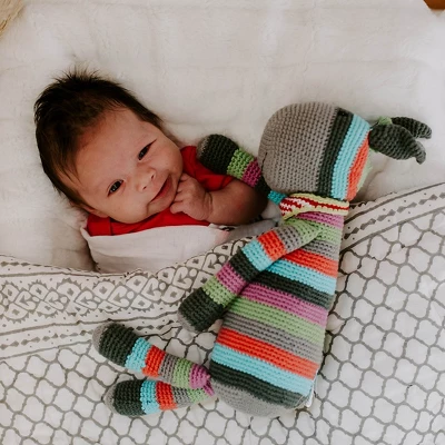 Pebble Stripey Donkey Rattle 2 Pebble Stripey Donkey Rattle - Image 2