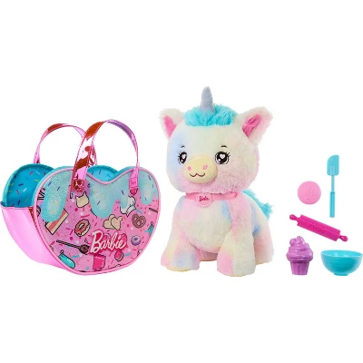 Barbie Chef Pet Adventure Stuffed Animal, Unicorn Toys, Plush With Purse And 5 Accessories 2 Barbie Chef Pet Adventure Stuffed Animal, Unicorn Toys, Plush With Purse And 5 Accessories - Image 2