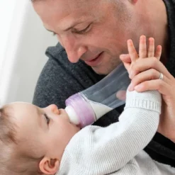 Chicco Duo Deluxe Hybrid Baby Bottle Gift Set With Invinci-Glass Inside/Plastic Outside - Gray - 10pc -Chicco Kids Shop GUEST a1d77688 dedf 4c53 abe0 e8cb311dbd5e