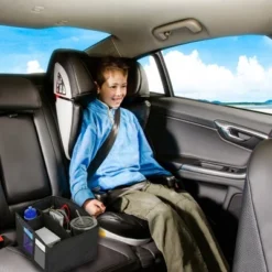 Lebogner Car Console Organizer, 10-Pockets, Simple Folding Design