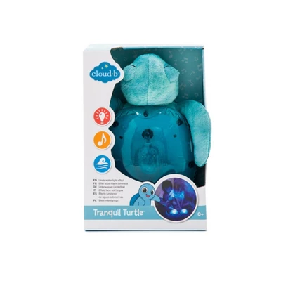 Cloud-B Cloud B Tranquil Turtle Toy - Aqua 1 Cloud-B Cloud B Tranquil Turtle Toy - Aqua