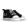 Baby Fanatic 2 Piece Bid And Shoes - NCAA Miami Hurricanes - White Unisex Infant Apparel