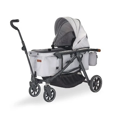Larktale Crossover All-in-One Stroller And Wagon - Convert From A Single Baby Stroller To A Two Seater Pull Wagon With Canopy - Nightcliff Stone 1 Larktale Crossover All-in-One Stroller And Wagon - Convert From A Single Baby Stroller To A Two Seater Pull Wagon With Canopy - Nightcliff Stone