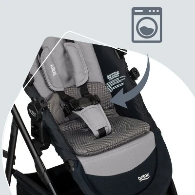 Britax Brook+ Modular Baby Stroller - Graphite Onyx 3 Britax Brook+ Modular Baby Stroller - Graphite Onyx - Image 3
