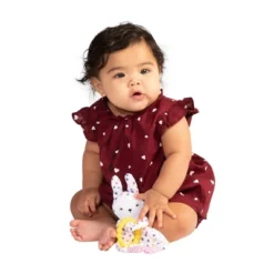 Manhattan Toy Cherry Blossom Days Baby Bunny Soothing Mini Blankie With Removable Silicone Teether -Chicco Kids Shop GUEST ab887d01 8305 4b78 9897 984fce128eb7