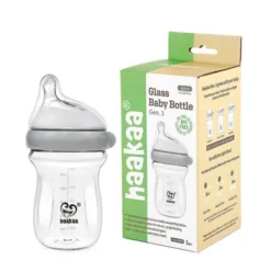 Haakaa Generation 3 Glass Bottle - 6oz -Chicco Kids Shop GUEST ac5cbda6 cd14 4a37 ba17 d07670709381