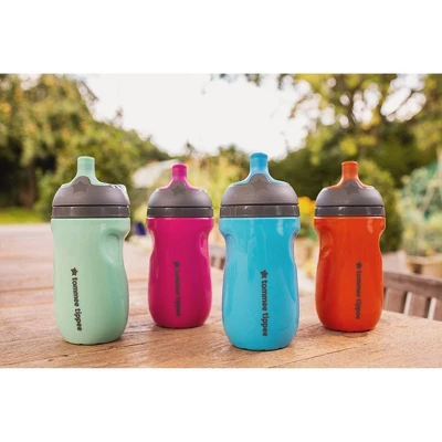 Tommee Tippee 2pk Insulated Sportee Toddler Water Bottle With Handle - 9oz 5 Tommee Tippee 2pk Insulated Sportee Toddler Water Bottle With Handle - 9oz - Image 5