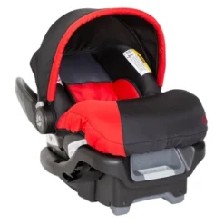 Baby Trend Ally Newborn Baby Infant Car Seat Carrier Travel System With Harness And Extra Cozy Cover For Babies Up To 35 Pounds, Mars Red