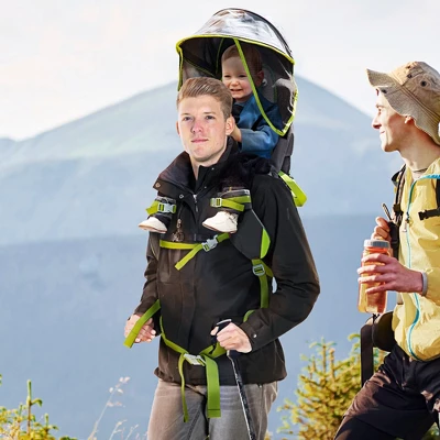 Qaba Baby Backpack Carrier For Hiking With Detachable Canopy, Foldable Child Carrier With Adjustable Waist Belt, Storage Pockets, For 6-36 Months 2 Qaba Baby Backpack Carrier For Hiking With Detachable Canopy, Foldable Child Carrier With Adjustable Waist Belt, Storage Pockets, For 6-36 Months - Image 2