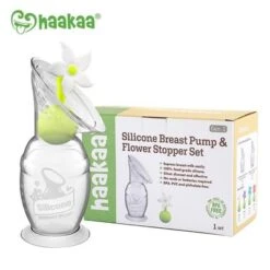 Haakaa Breast Pump With Suction Base And White Flower Stopper - 5oz -Chicco Kids Shop GUEST ae97e36c 9a21 478e a0a4 fcbdf2ab4bed