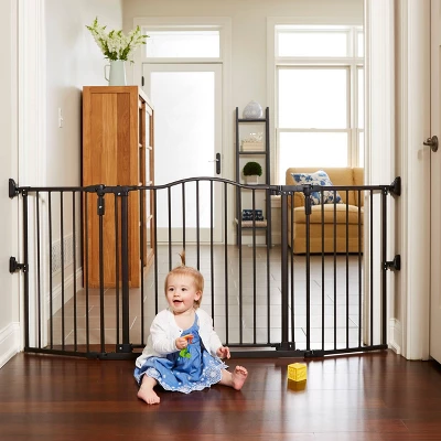 Toddleroo By North States Gathered Home Baby Gate - Matte Bronze - 38.3"-72" Wide 1 Toddleroo By North States Gathered Home Baby Gate - Matte Bronze - 38.3"-72" Wide