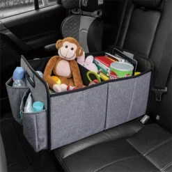 Joybi Gray And Black Deluxe Car Seat Organizer Kit, Multi-Compartment Storage Box For Vehicles -Chicco Kids Shop GUEST b1fe99d5 f48b 49a8 9075 a48c61ea8b68