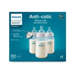 Philips Avent Anti-Colic Baby Bottle - Clear - 11oz/3pk