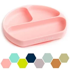 Simka Rose Silicone Suction Plate For Baby And Toddler -Chicco Kids Shop GUEST b619d1e4 6d0c 4418 9008 47e700dd6ce9