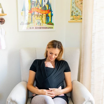 Moby Bump & Beyond T-Shirt Wrap Baby Carrier - Black - S 7 Moby Bump & Beyond T-Shirt Wrap Baby Carrier - Black - S - Image 7