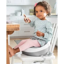 Skip Hop Sleek Booster Seat - Gray/White -Chicco Kids Shop GUEST b7c3160d 4cab 4048 a800 b7a9499fae6e