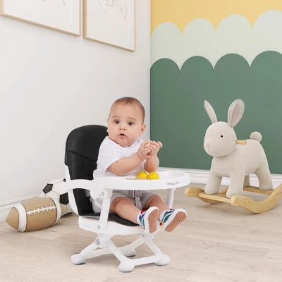 Dream On Me Munch N Go Booster Seat, Lightweight Compact Fold Travel Booster Seat, 3-in-1 Convertible, Three Level Height And Tray Adjustment 2 Dream On Me Munch N Go Booster Seat, Lightweight Compact Fold Travel Booster Seat, 3-in-1 Convertible, Three Level Height And Tray Adjustment - Image 2