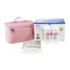 Spectra Pink Cooler With Ice Pack And Breast Milk Bottles Kit