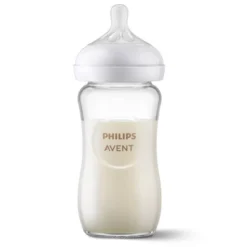Philips Avent Glass Natural Baby Bottle With Natural Response Nipple - 8oz -Chicco Kids Shop GUEST ba913c32 65c6 4ac2 9ab9 bbf23de4a568 1