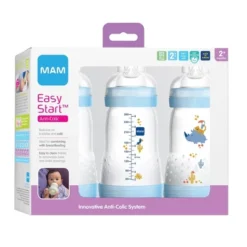 MAM Boys' Anti-Colic Bottle - 9oz/3ct