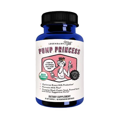 Legendairy Milk Pump Princess Vegan Lactation Supplement - 60ct 2 Legendairy Milk Pump Princess Vegan Lactation Supplement - 60ct - Image 2