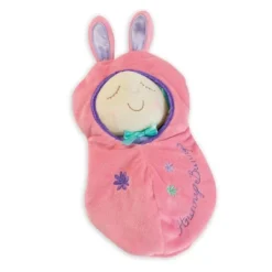 Manhattan Toy Snuggle Pod Hunny Bunny First Baby Doll With Pink Cozy Sleep Sack