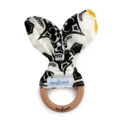Kanga Care Baby Muslin Crinkle Bunny Ear Wood Teething Ring -Chicco Kids Shop GUEST bea22c35 5610 449b 88db 2900eafb6f1f