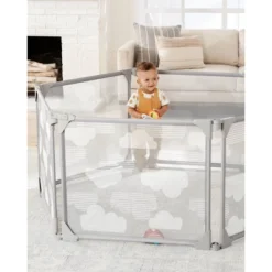 Skip Hop Play Enclosure Expandable Baby Gate - Gray -Chicco Kids Shop GUEST c03d78c8 947c 4920 b2b4 1a54b3231f89