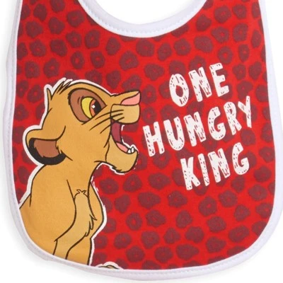 Disney Lion King Simba Timon Pumbaa 4 Pack Bibs Multicolored One Size 6 Disney Lion King Simba Timon Pumbaa 4 Pack Bibs Multicolored One Size - Image 6