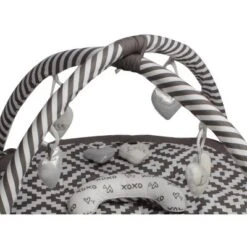 Bacati - Baby Activity Gyms & Playmats (Aztec Love Grey/Silver)