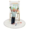 Prince Lionheart CatchALL Baby Splat Mat For Under High Chair - White, Grey, Orange