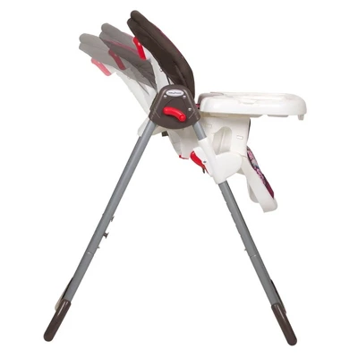 Baby Trend Sit-Right Durable Steel Frame Compact Freestanding Foldable High Chair W/Reclining Seat, Safety Harness, & Removable Tray Insert, Paisley 2 Baby Trend Sit-Right Durable Steel Frame Compact Freestanding Foldable High Chair W/Reclining Seat, Safety Harness, & Removable Tray Insert, Paisley - Image 2