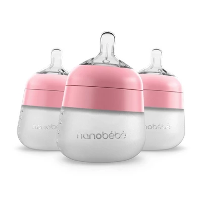 Nanobebe Silicone Baby Bottle Set - 5oz/3pk 8 Nanobebe Silicone Baby Bottle Set - 5oz/3pk - Image 8