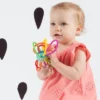 Manhattan Toy Zoo Winkel Owl Rattle And Sensory Teether