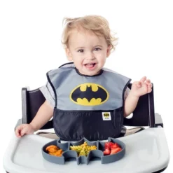 Bumkins DC Comics Batman Grip Dish - Gray -Chicco Kids Shop GUEST ce4a8cd5 4a89 48fe 9853 46f474129907