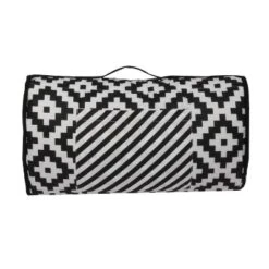 Bacati - LOVE Black Toddler Nap Mat